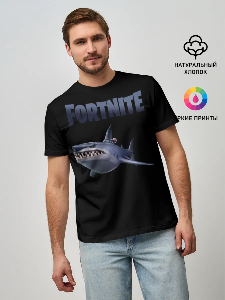 Мужская базовая футболка / Loot Shark Fortnite