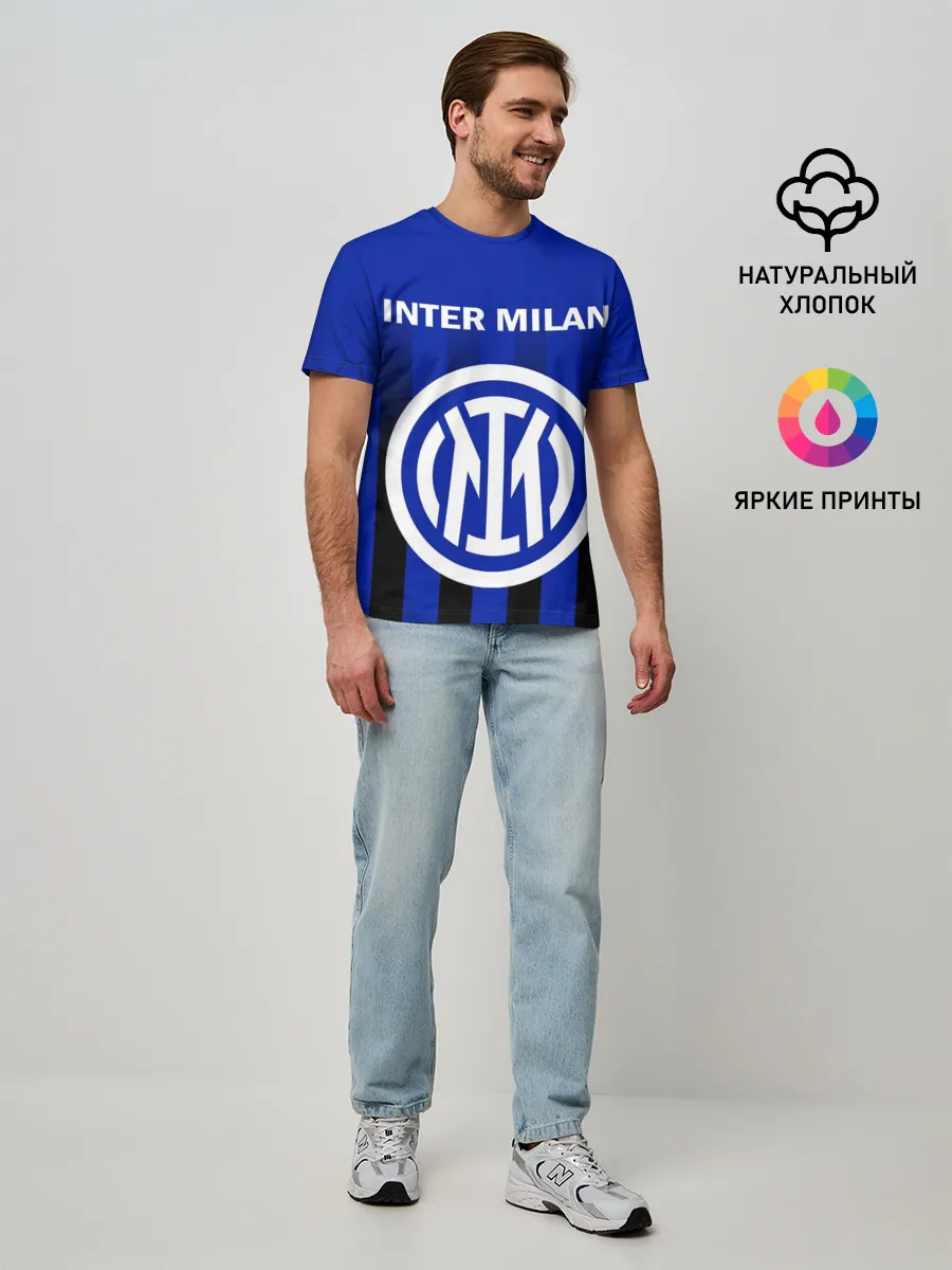 Мужская базовая футболка / ИНТЕР МИЛАН / INTER MILAN