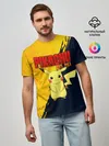 Мужская базовая футболка / PIKACHU PIKA PIKA | ПИКАЧУ