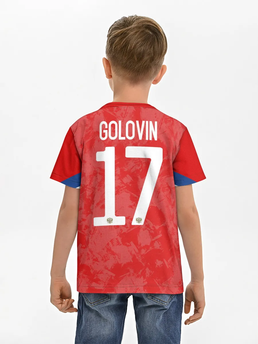 Детская базовая футболка / Golovin home EURO 2020