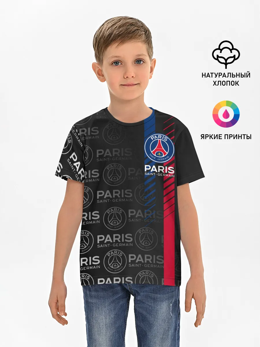 Детская базовая футболка / ФК ПСЖ / PARIS SAINT GERMAIN