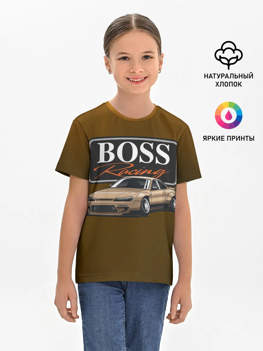 Детская базовая футболка / Boss Racing | BOSS JDM