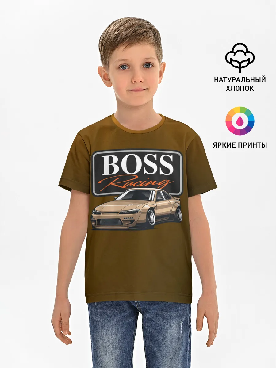 Детская базовая футболка / Boss Racing | BOSS JDM