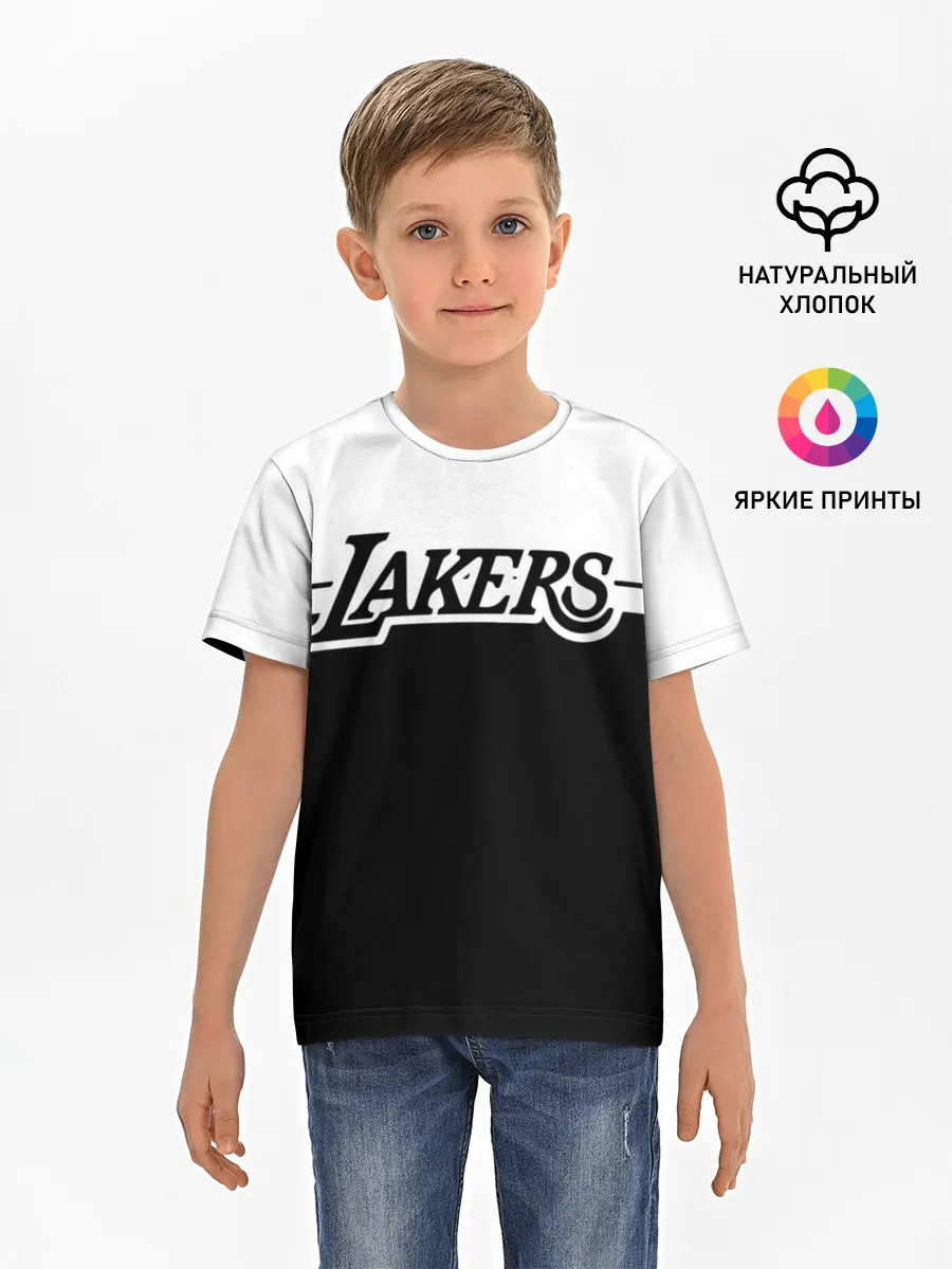 Детская базовая футболка / Kobe Bryant - Los Angeles Lakers.