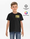 Детская базовая футболка / FBI. Female Body Inspector.