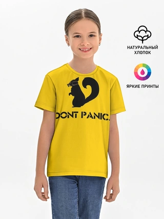 Детская базовая футболка / Dont Panic.