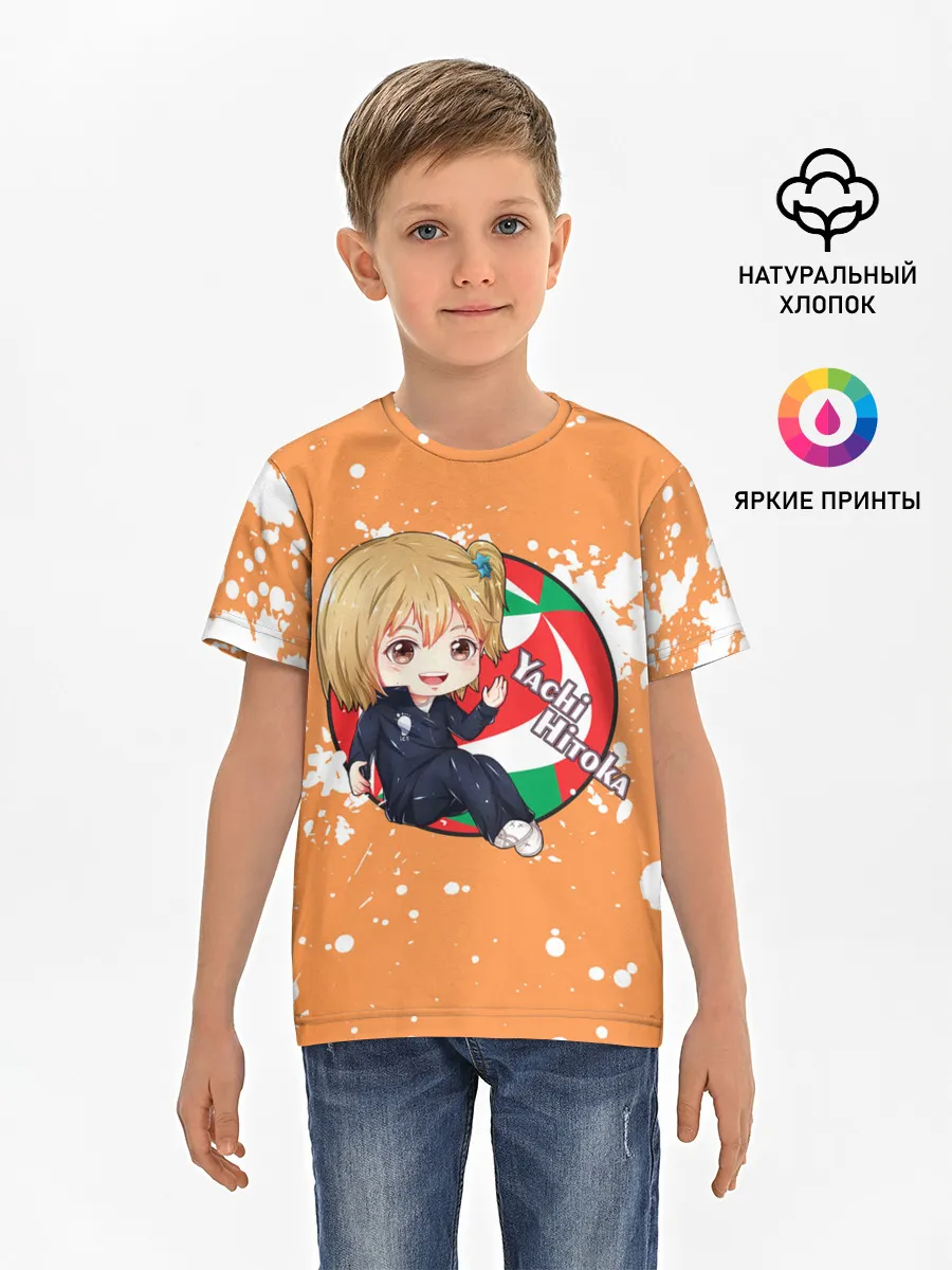 Детская базовая футболка / Yachi Hitoka | Haikyu | Волейбол (Z)