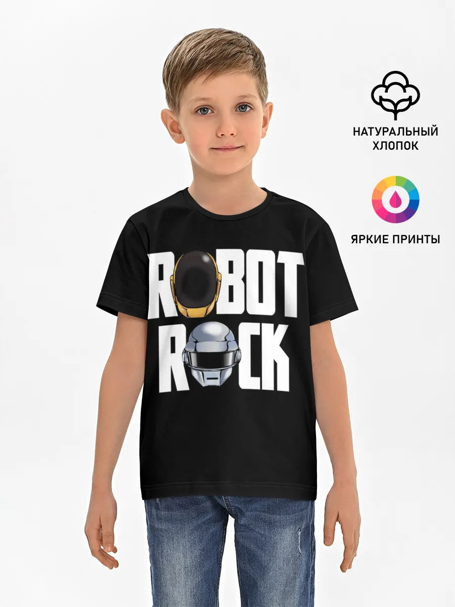 Детская базовая футболка / Robot Rock