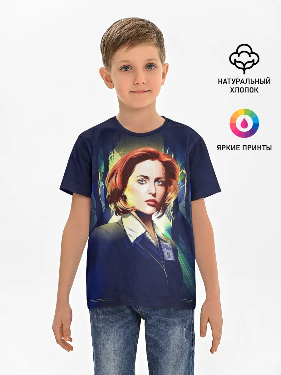 Детская базовая футболка / Dana Scully