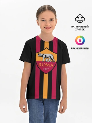 Детская базовая футболка / FC Roma Lines