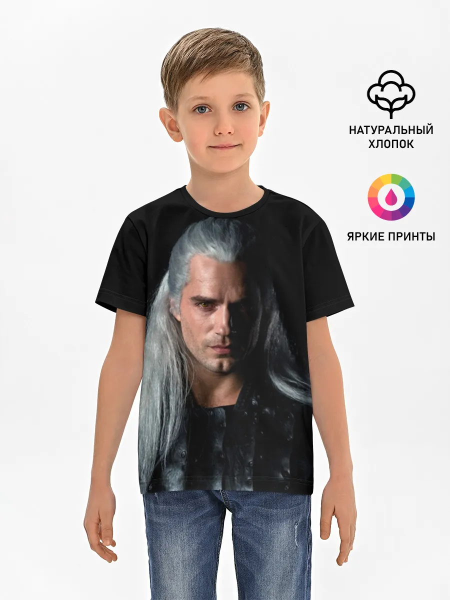 Детская базовая футболка / The Witcher. Geralt of Rivia