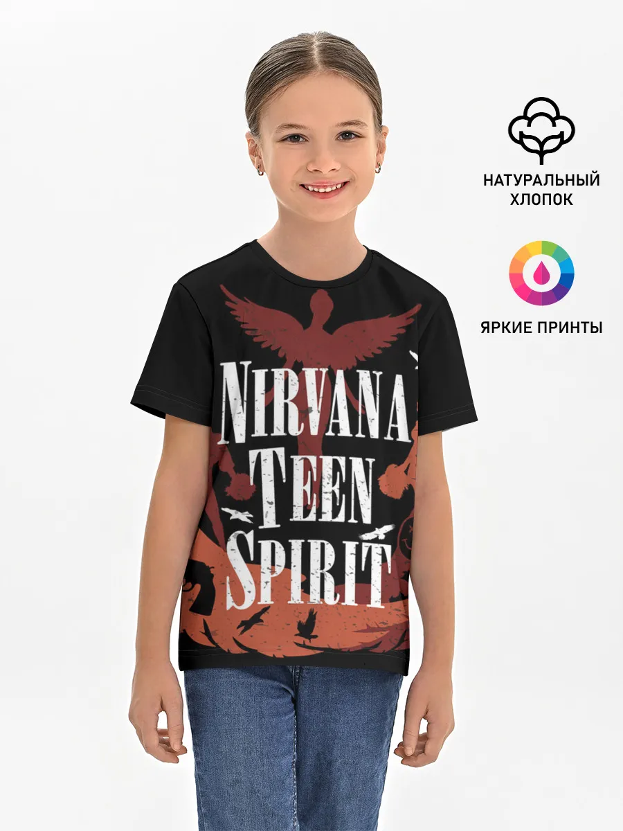 Детская базовая футболка / NIRVANA TEEN SPIRIT