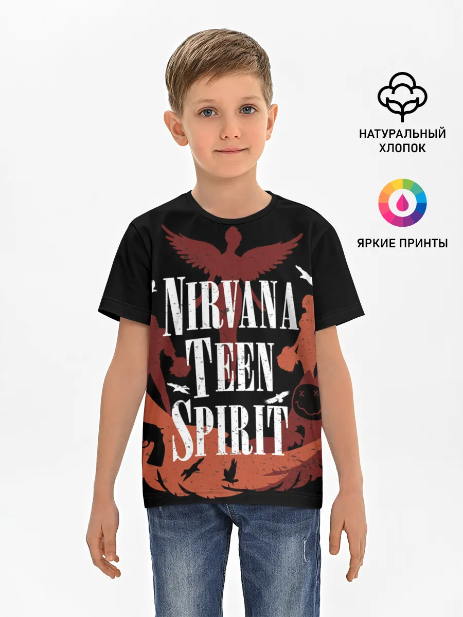 Детская базовая футболка / NIRVANA TEEN SPIRIT