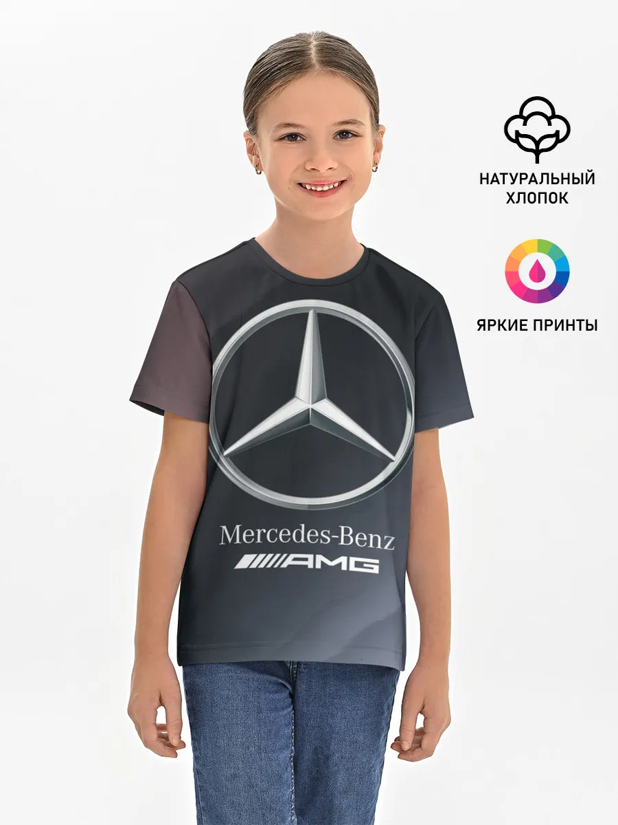 Детская базовая футболка / MERCEDES / МЕРСЕДЕС