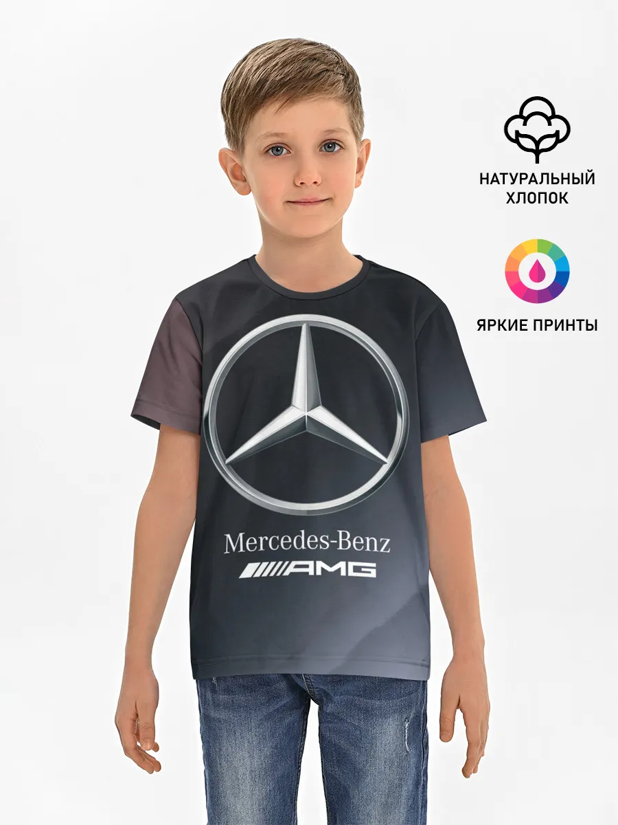 Детская базовая футболка / MERCEDES / МЕРСЕДЕС