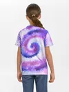 Детская базовая футболка / TIE-DYE PURPLE