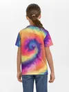 Детская базовая футболка / TIE-DYE MULTICOLOR