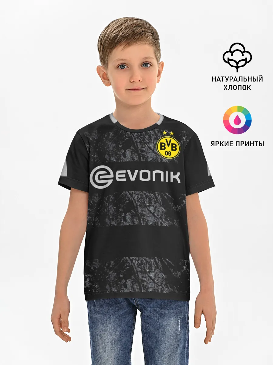 Детская базовая футболка / Reus away 19-20