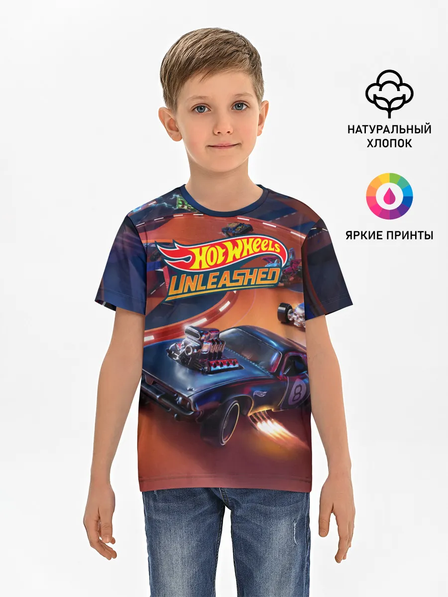 Детская базовая футболка / Hot Wheels Unleashed