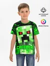 Детская базовая футболка / MINECRAFT CREEPER