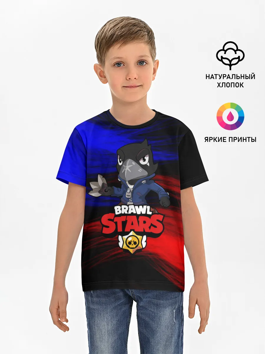 Детская базовая футболка / BRAWL STARS CROW