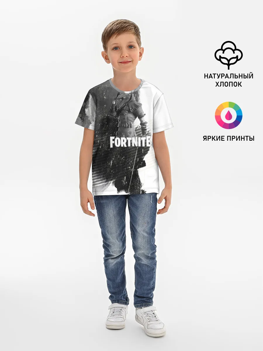 Детская базовая футболка / Fortnite