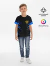 Детская базовая футболка / Russia-sport collection BLUE