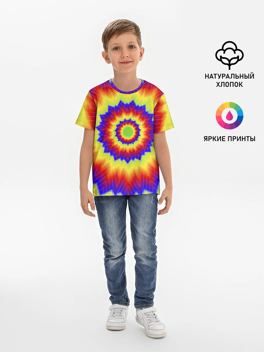 Детская базовая футболка / Tie-Dye