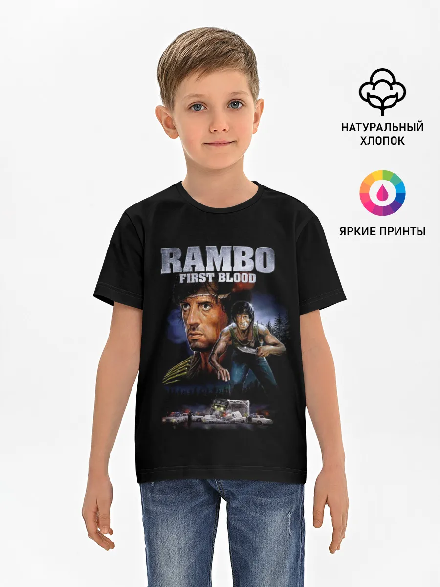 Детская базовая футболка / Rambo: First Blood