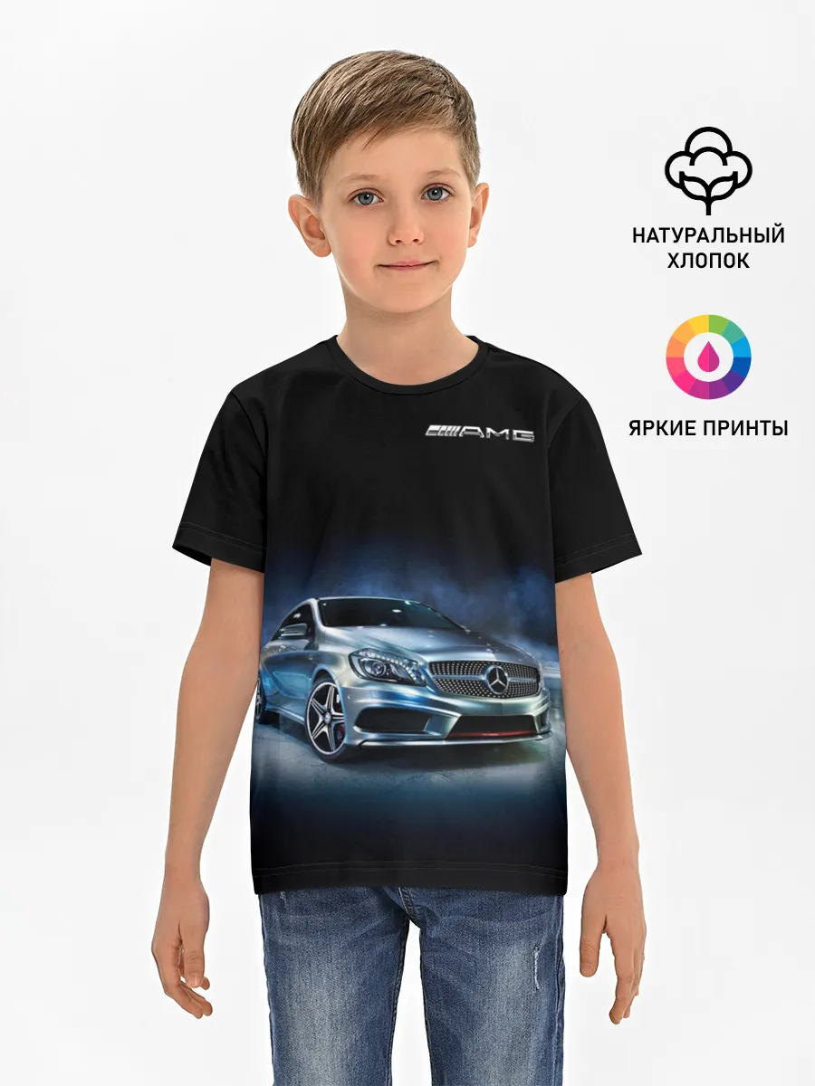 Детская базовая футболка / Mercedes AMG