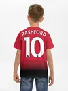 Детская базовая футболка / Rashford home 18-19