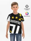 Детская базовая футболка / JUVENTUS / ЮВЕНТУС / ПОРЕЗЫ