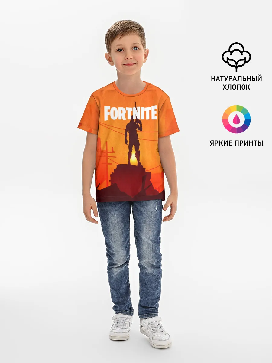 Детская базовая футболка / Fortnite.