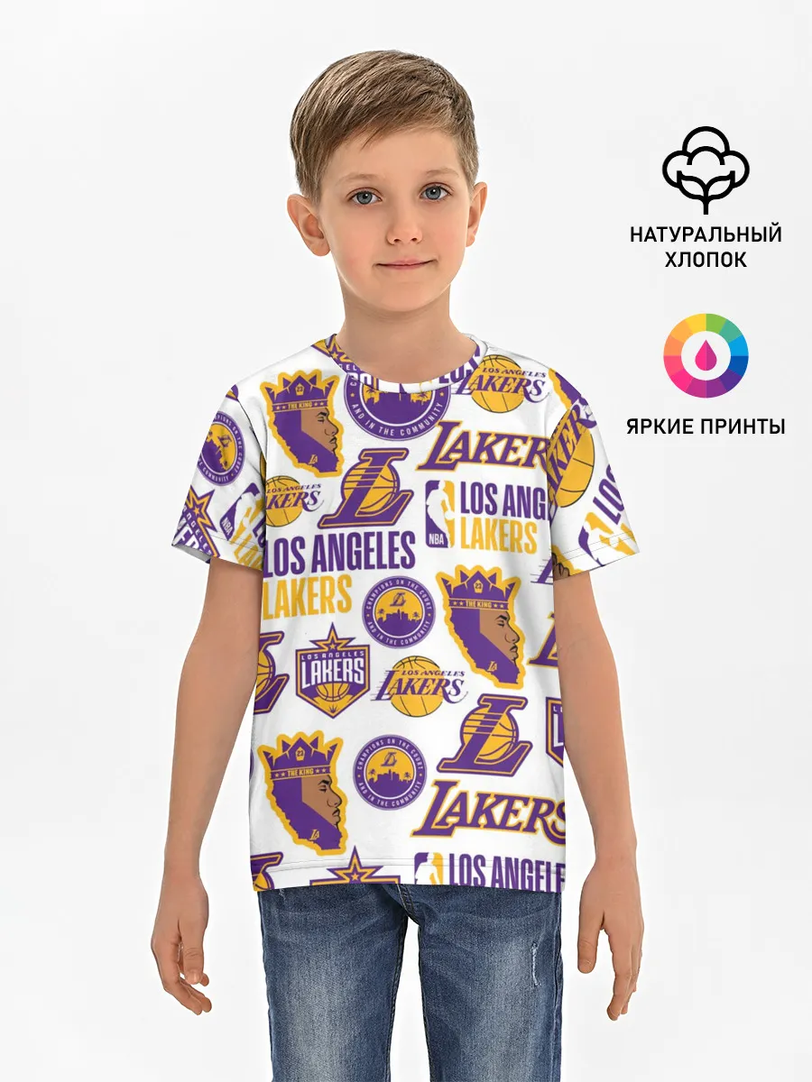 Детская базовая футболка / LAKERS LOGO