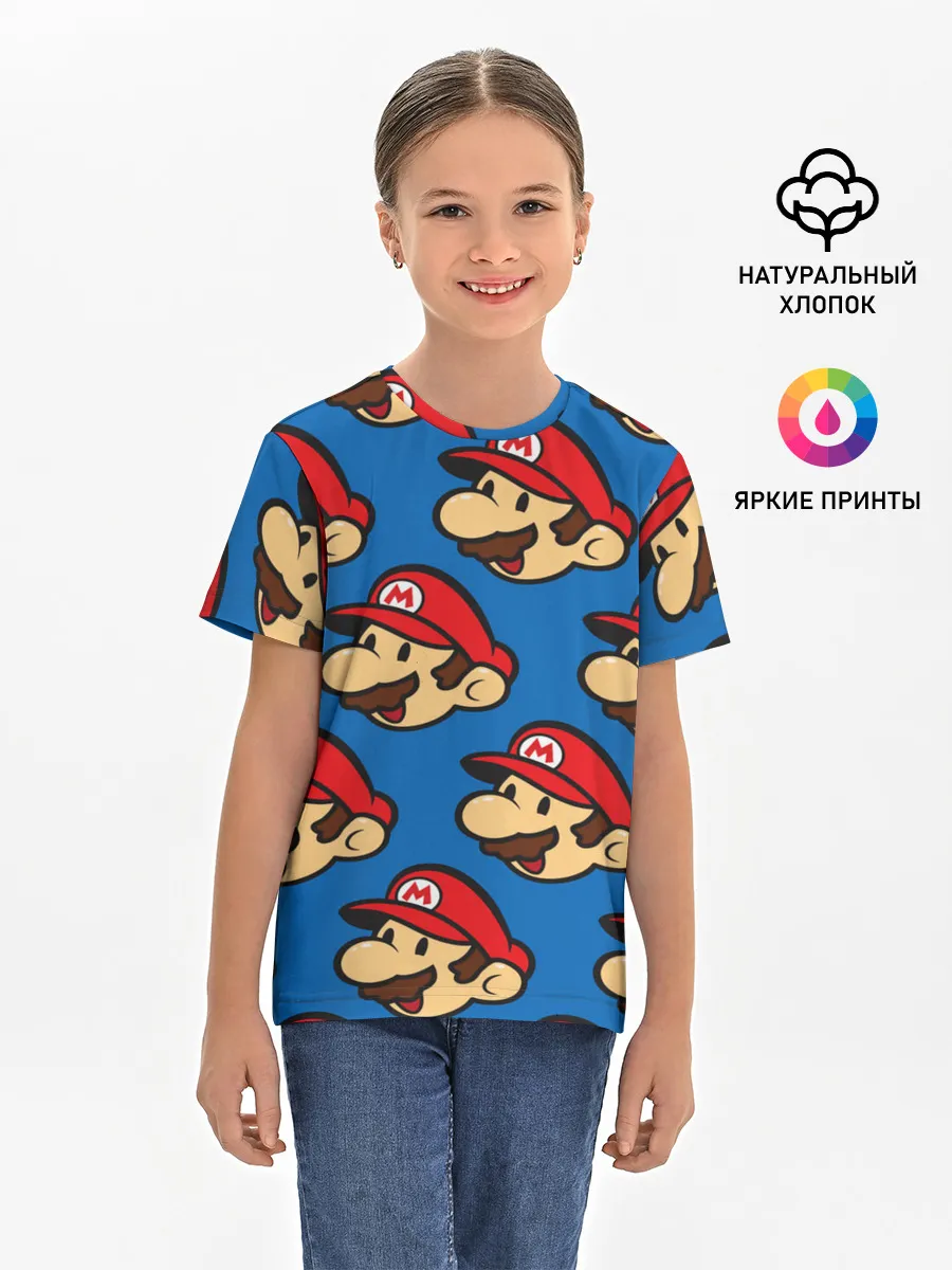 Детская базовая футболка / MARIO EXCLUSIVE