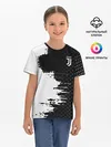 Детская базовая футболка / Juventus uniform black 2018