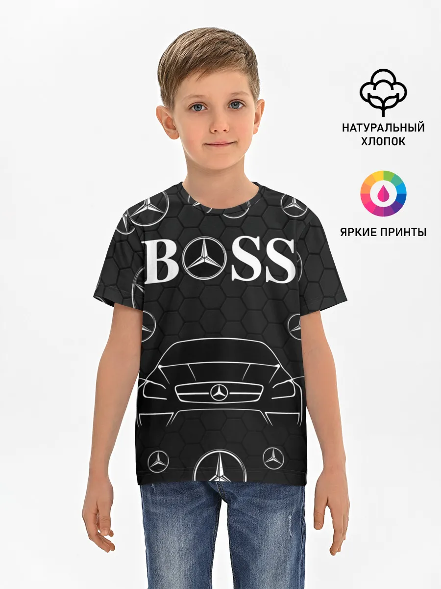 Детская базовая футболка / BOSS MERCEDES-BENZ