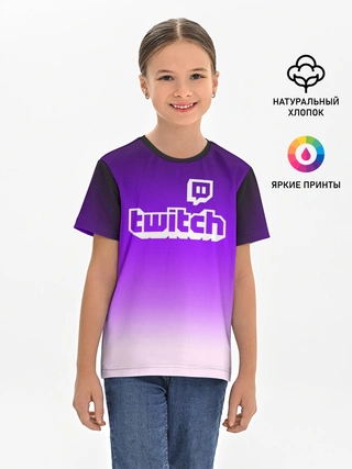 Детская базовая футболка / Twitch