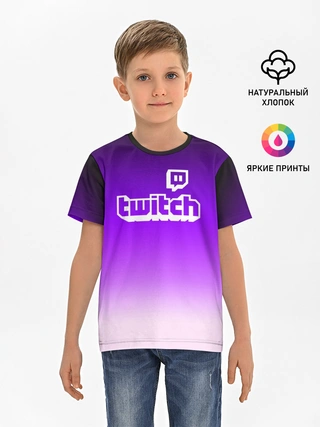 Детская базовая футболка / Twitch