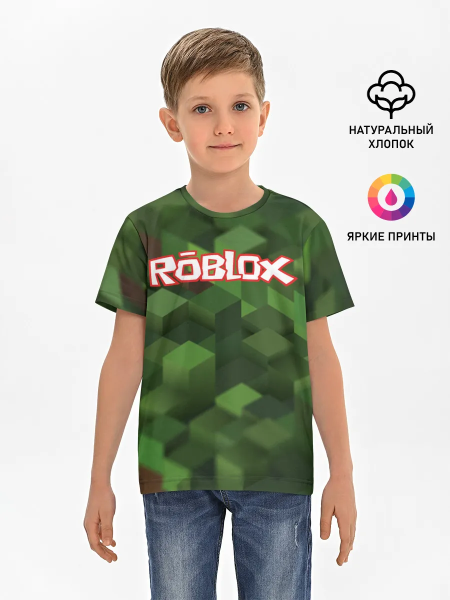 Детская базовая футболка / Roblox