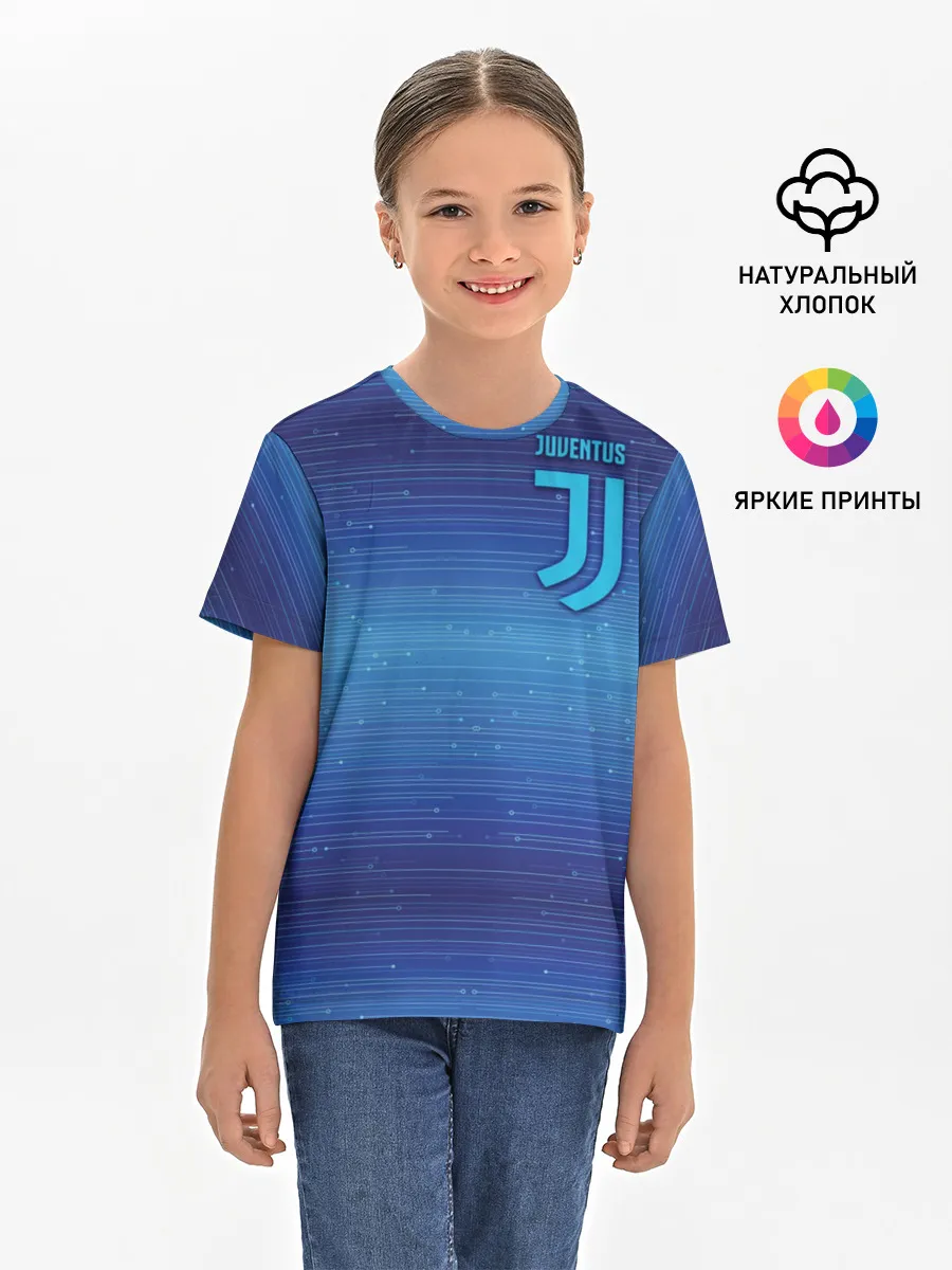 Детская базовая футболка / Juventus new uniform