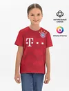 Детская базовая футболка / Bayern home 18-19