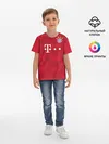 Детская базовая футболка / Bayern home 18-19