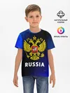 Детская базовая футболка / RUSSIA / РОССИЯ