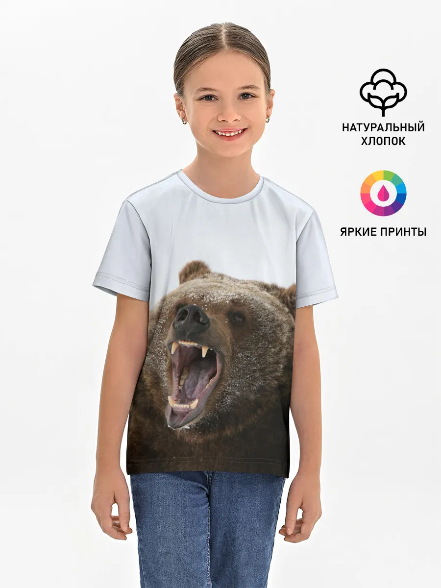 Детская базовая футболка / Bear