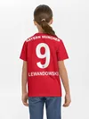 Детская базовая футболка / Lewandowski home 19-20