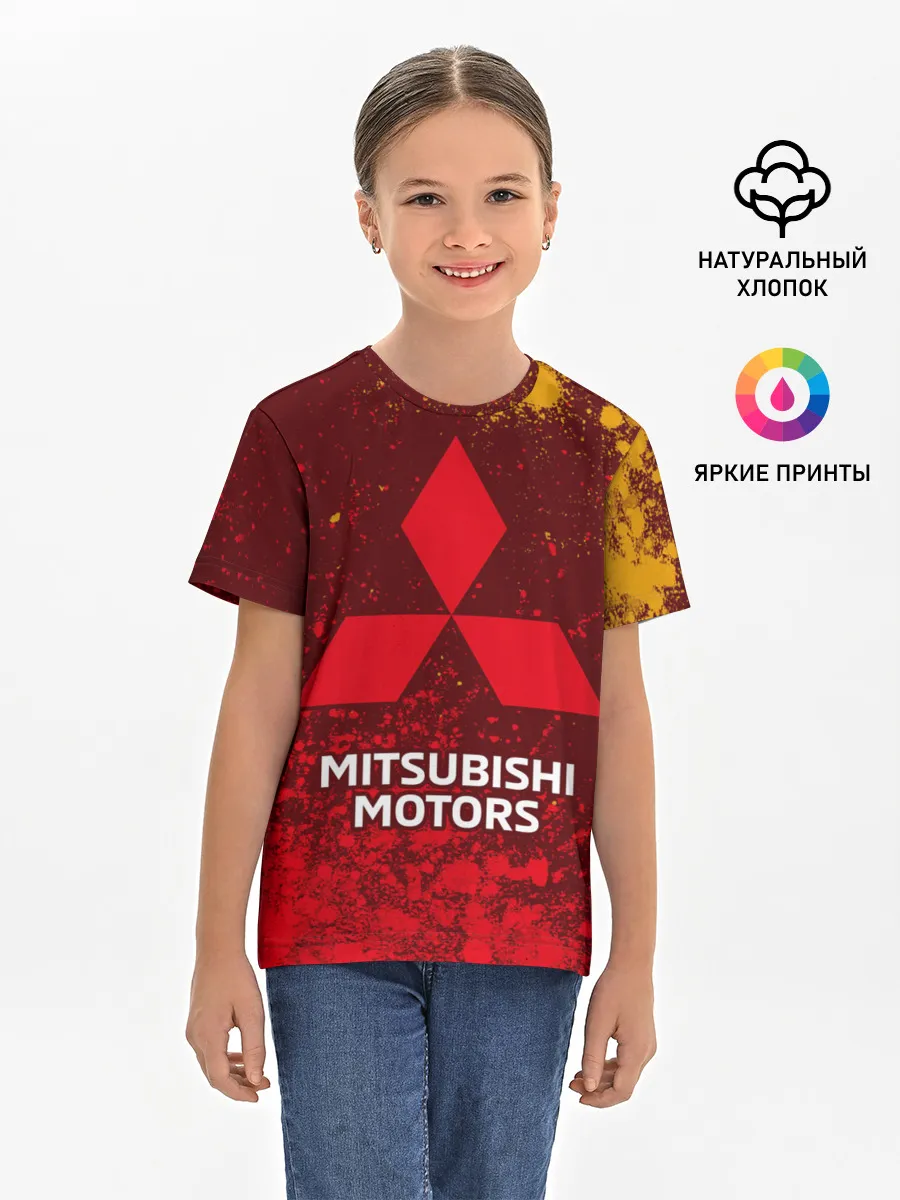 Детская базовая футболка / MITSUBISHI / МИТСУБИСИ