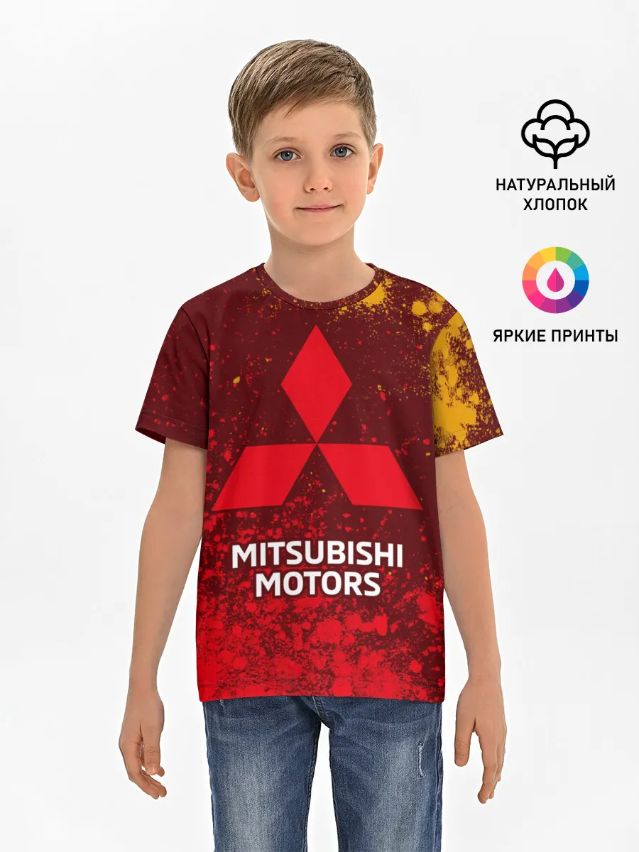 Детская базовая футболка / MITSUBISHI / МИТСУБИСИ