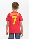 Детская базовая футболка / De Bruyne home EURO 2020