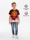 Детская базовая футболка / Manchester United Abstract